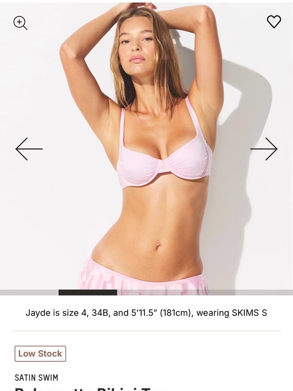SKIMS Balconette Bikini Top